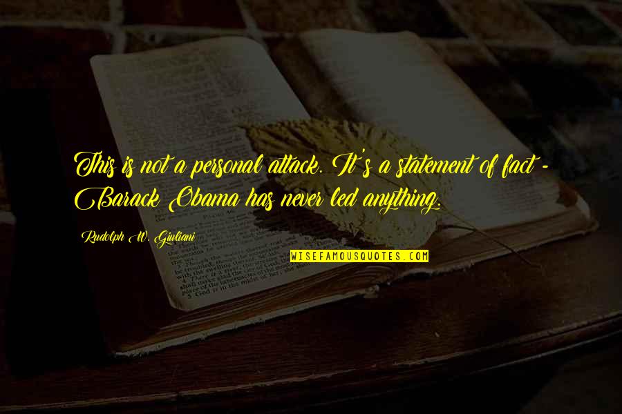 Robertsons Quotes By Rudolph W. Giuliani: This is not a personal attack. It's a Robertsons Quotes By Rudolph W. Giuliani: This is not a personal attack. It's a