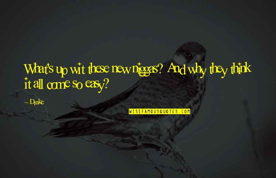 Robiano Quotes By Drake: What's up wit these new niggas? And why