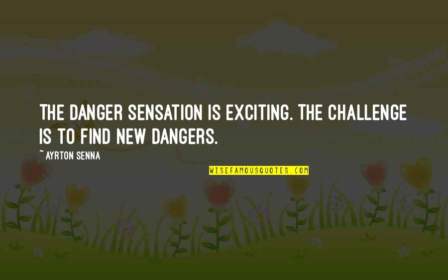 Robotic Notes Quotes By Ayrton Senna: The danger sensation is exciting. The challenge is