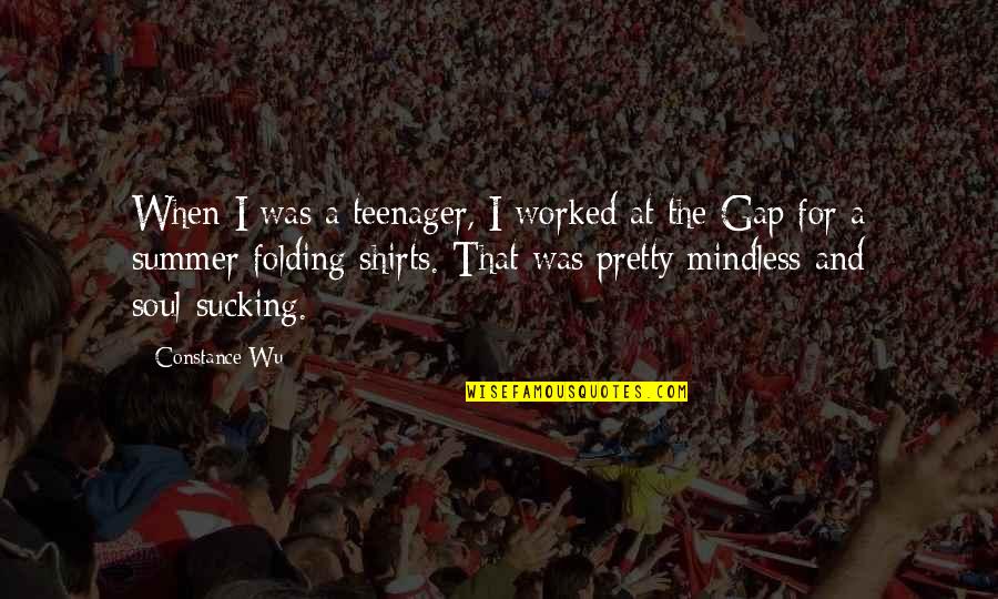 Robotics Notes Quotes By Constance Wu: When I was a teenager, I worked at Robotics Notes Quotes By Constance Wu: When I was a teenager, I worked at