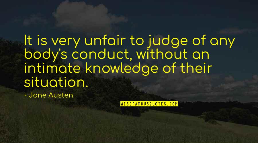 Rochat Cycles Quotes By Jane Austen: It is very unfair to judge of any Rochat Cycles Quotes By Jane Austen: It is very unfair to judge of any