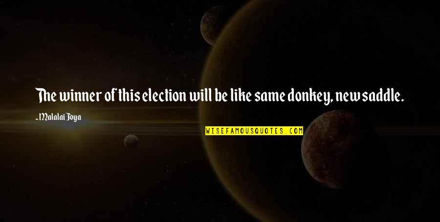 Rodenburg Tuincentrum Quotes By Malalai Joya: The winner of this election will be like