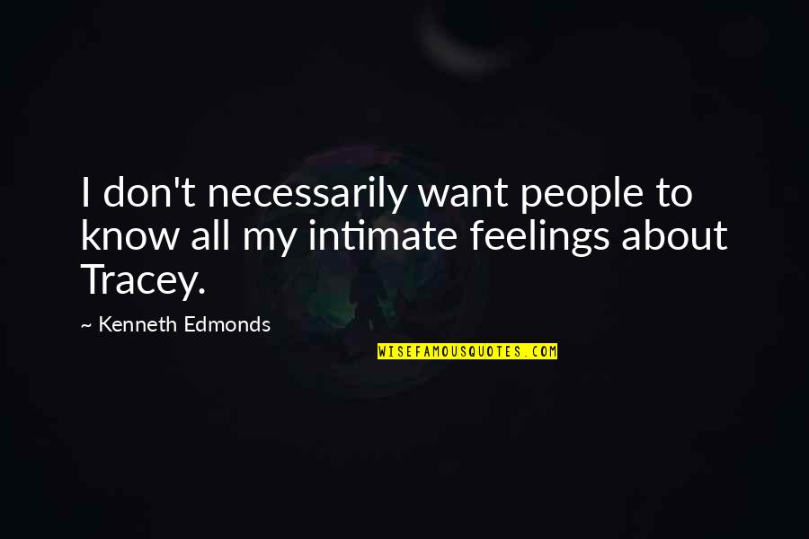 Roeckl Gloves Quotes By Kenneth Edmonds: I don't necessarily want people to know all