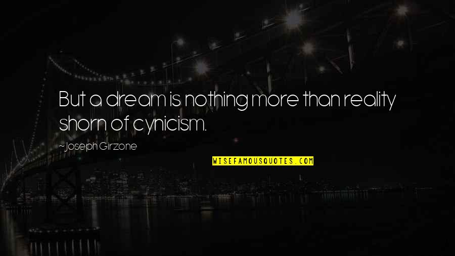 Roeping Van Quotes By Joseph Girzone: But a dream is nothing more than reality
