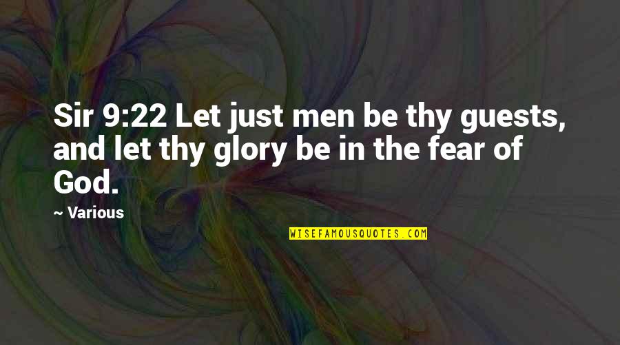 Rogak Consulting Quotes By Various: Sir 9:22 Let just men be thy guests,