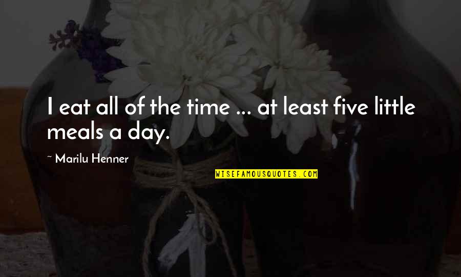 Rogowska Tyczkarka Quotes By Marilu Henner: I eat all of the time ... at Rogowska Tyczkarka Quotes By Marilu Henner: I eat all of the time ... at