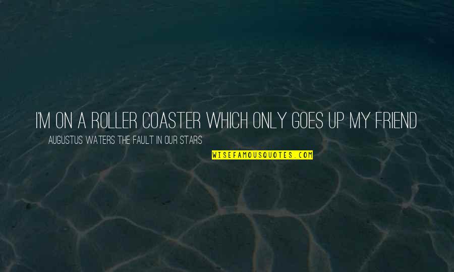 Roller Coaster Quotes By Augustus Waters The Fault In Our Stars: I'm on a roller coaster which only goes