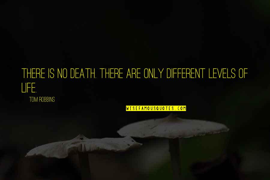 Romantic Girlfriend Quotes By Tom Robbins: There is no death. There are only different