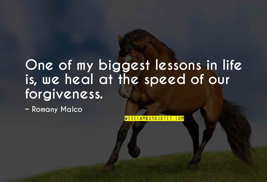Romany Quotes By Romany Malco: One of my biggest lessons in life is,