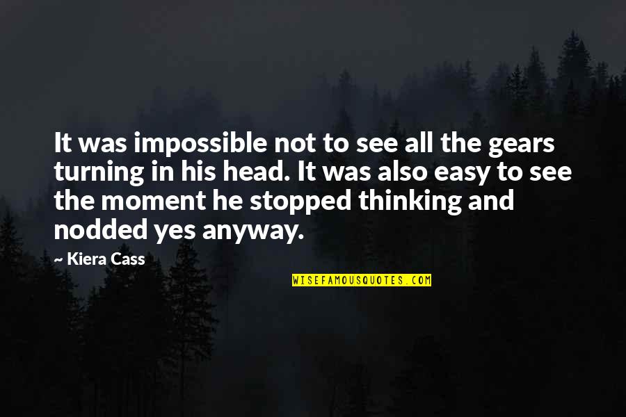 Romualdo Aragon Quotes By Kiera Cass: It was impossible not to see all the Romualdo Aragon Quotes By Kiera Cass: It was impossible not to see all the
