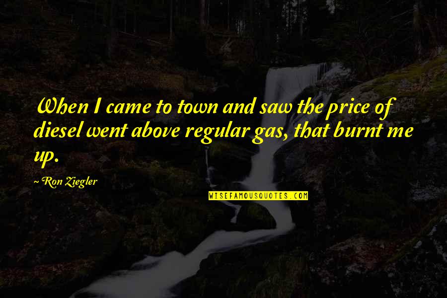 Ron Ziegler Quotes By Ron Ziegler: When I came to town and saw the Ron Ziegler Quotes By Ron Ziegler: When I came to town and saw the
