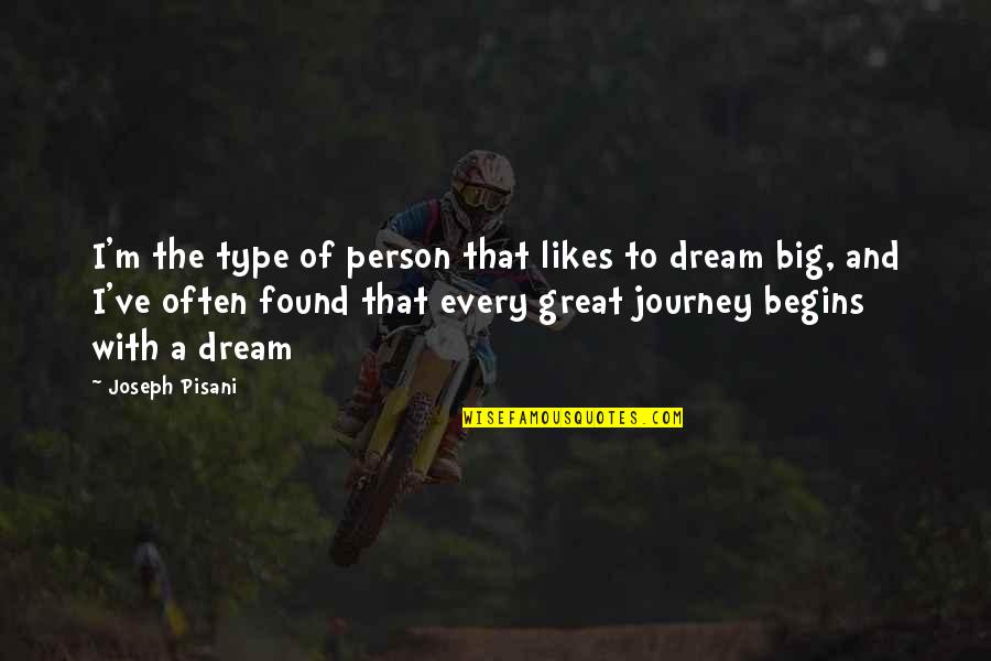 Rondanini Faun Quotes By Joseph Pisani: I'm the type of person that likes to Rondanini Faun Quotes By Joseph Pisani: I'm the type of person that likes to