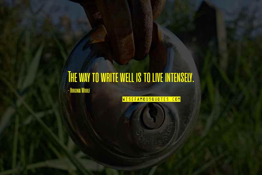 Roomful App Quotes By Virginia Woolf: The way to write well is to live Roomful App Quotes By Virginia Woolf: The way to write well is to live