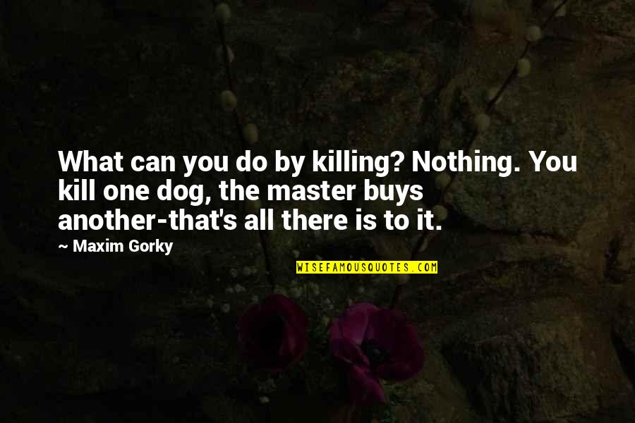 Roshan Prince Quotes By Maxim Gorky: What can you do by killing? Nothing. You