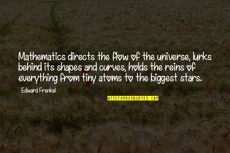 Rossfelder Vibracore Quotes By Edward Frenkel: Mathematics directs the flow of the universe, lurks Rossfelder Vibracore Quotes By Edward Frenkel: Mathematics directs the flow of the universe, lurks