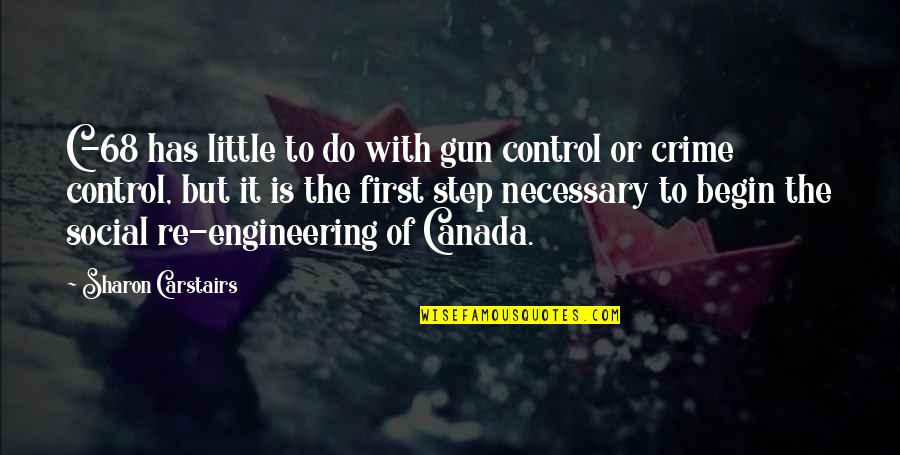 Rostit De Vedella Quotes By Sharon Carstairs: C-68 has little to do with gun control