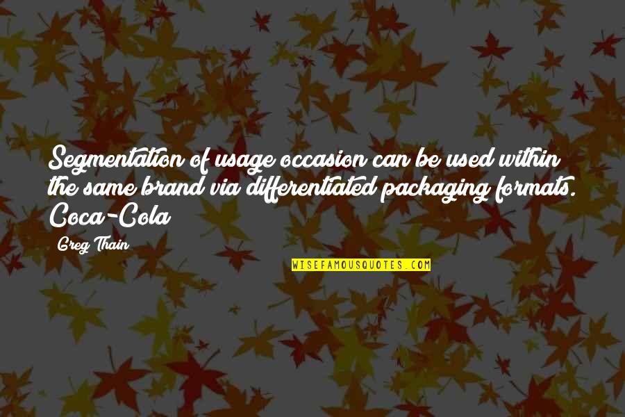 Rotelle Recipe Quotes By Greg Thain: Segmentation of usage occasion can be used within Rotelle Recipe Quotes By Greg Thain: Segmentation of usage occasion can be used within