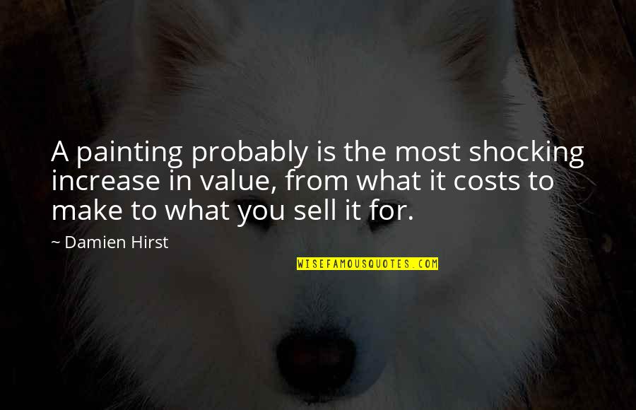 Rothbard Meme Quotes By Damien Hirst: A painting probably is the most shocking increase Rothbard Meme Quotes By Damien Hirst: A painting probably is the most shocking increase