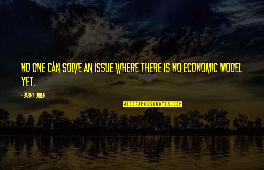 Rottier Verlichting Quotes By Barry Diller: No one can solve an issue where there