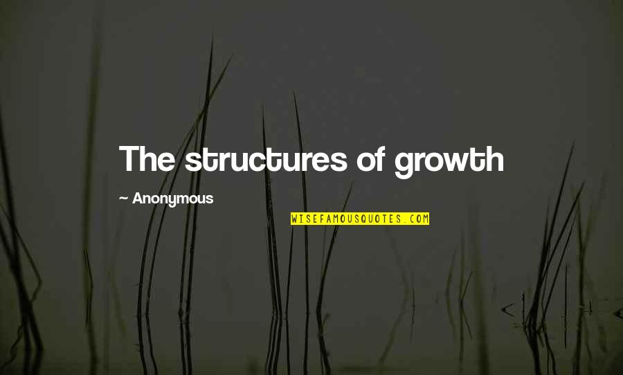 Rottura Crociato Quotes By Anonymous: The structures of growth