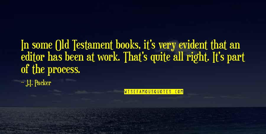 Roubicek Elderly Amazon Quotes By J.I. Packer: In some Old Testament books, it's very evident Roubicek Elderly Amazon Quotes By J.I. Packer: In some Old Testament books, it's very evident