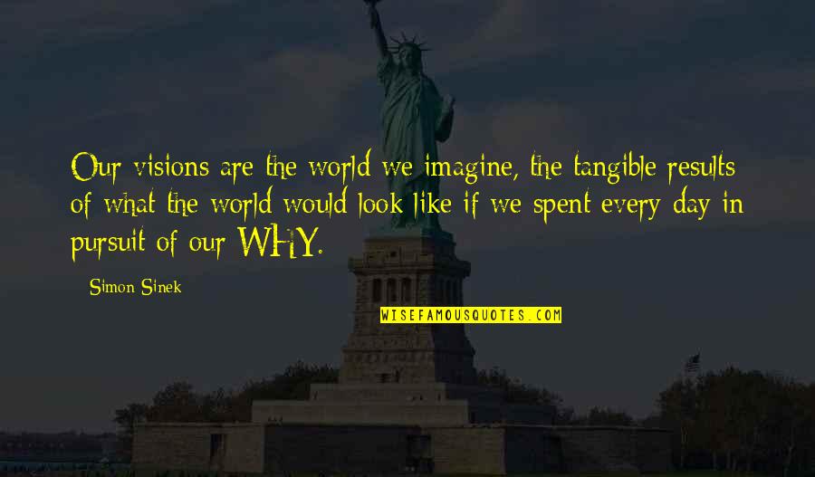 Roumiya's Quotes By Simon Sinek: Our visions are the world we imagine, the