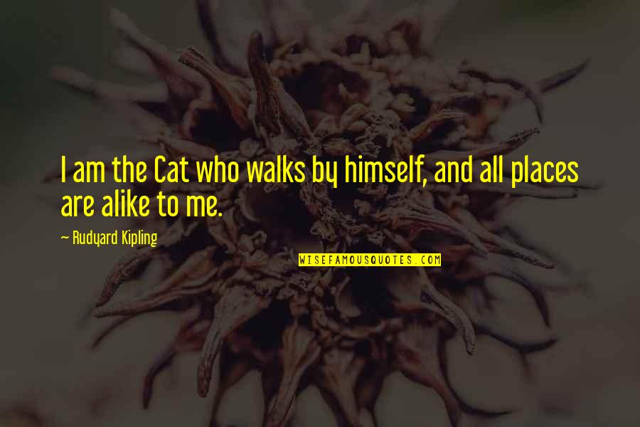 Rousseaueanism Quotes By Rudyard Kipling: I am the Cat who walks by himself,