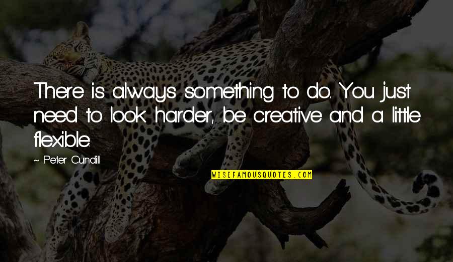 Rouzi Quotes By Peter Cundill: There is always something to do. You just