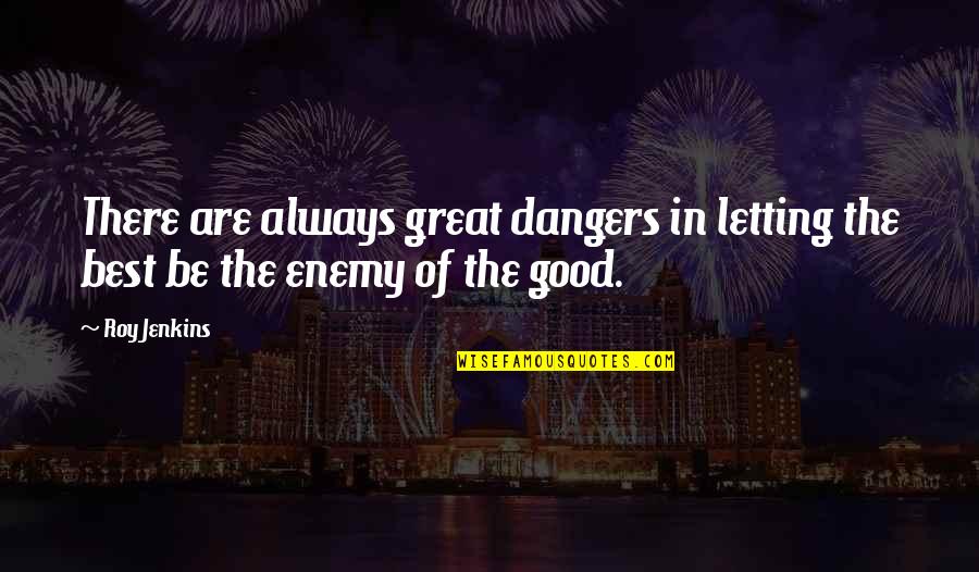 Roy Best Quotes By Roy Jenkins: There are always great dangers in letting the