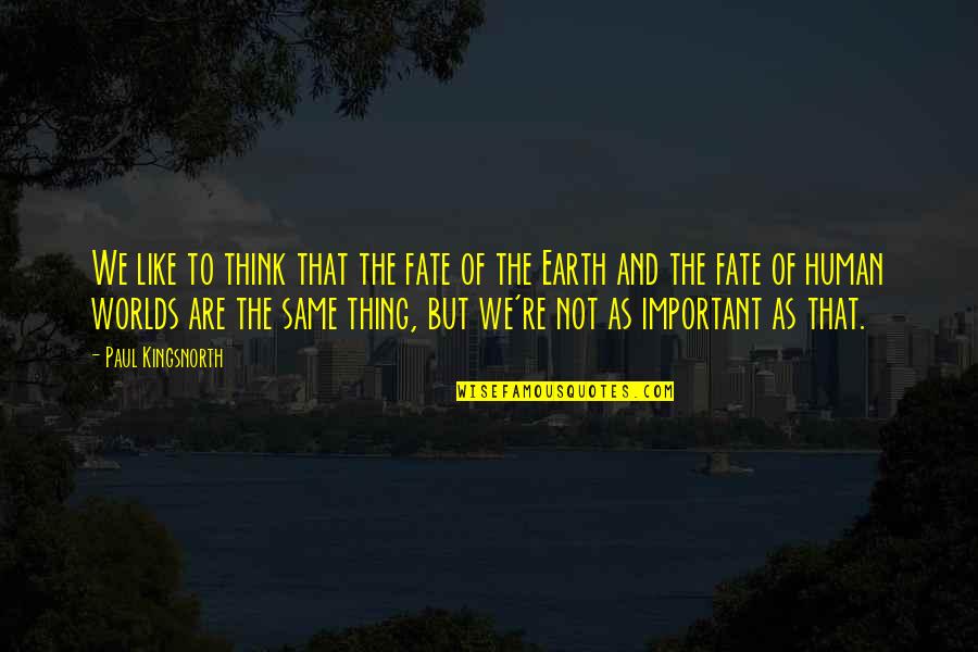 Royle Quotes By Paul Kingsnorth: We like to think that the fate of Royle Quotes By Paul Kingsnorth: We like to think that the fate of
