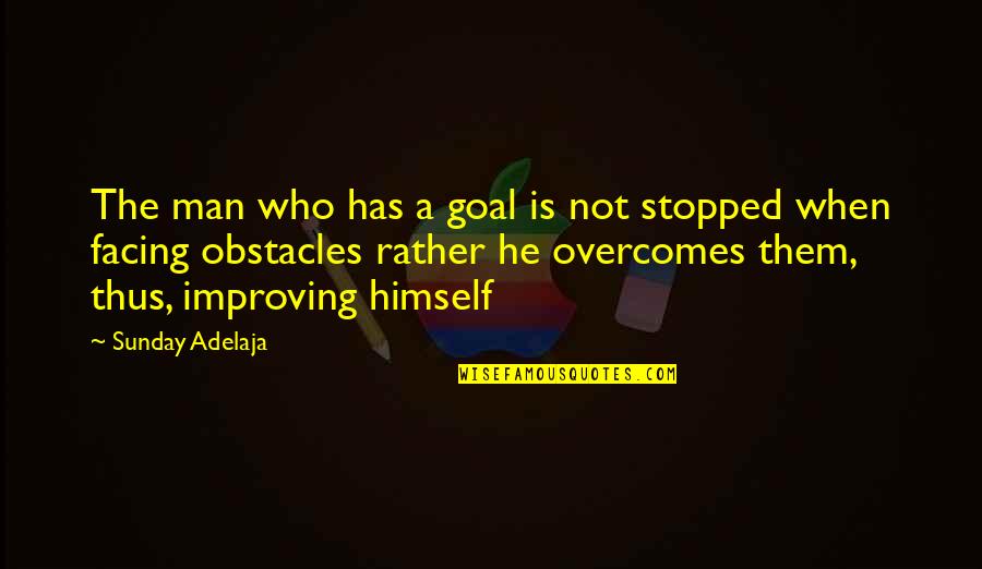Rubenesque Paintings Quotes By Sunday Adelaja: The man who has a goal is not Rubenesque Paintings Quotes By Sunday Adelaja: The man who has a goal is not