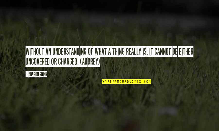 Rubivia Quotes By Sharon Shinn: Without an understanding of what a thing really Rubivia Quotes By Sharon Shinn: Without an understanding of what a thing really