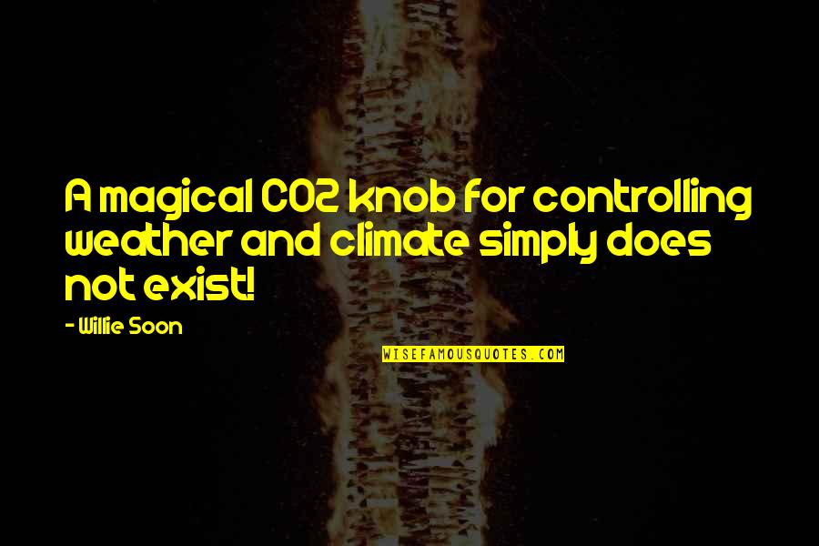 Ruchalski Radiology Quotes By Willie Soon: A magical CO2 knob for controlling weather and