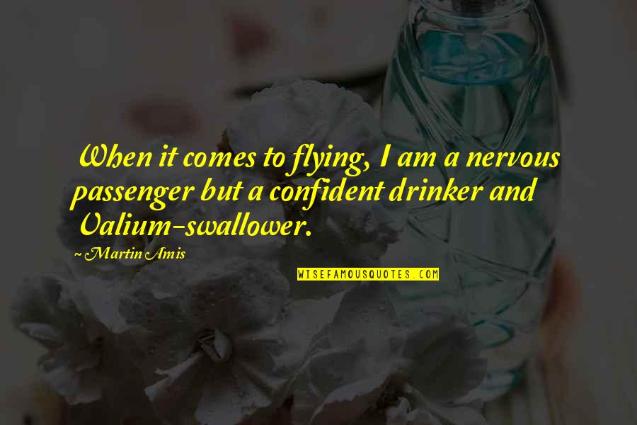 Ruddily Quotes By Martin Amis: When it comes to flying, I am a