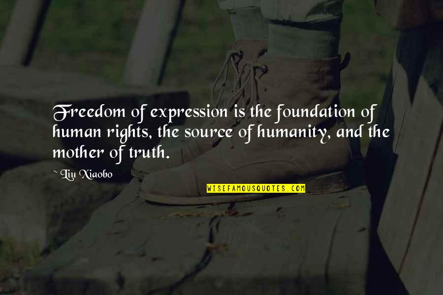 Rule Of Three Quotes By Liu Xiaobo: Freedom of expression is the foundation of human