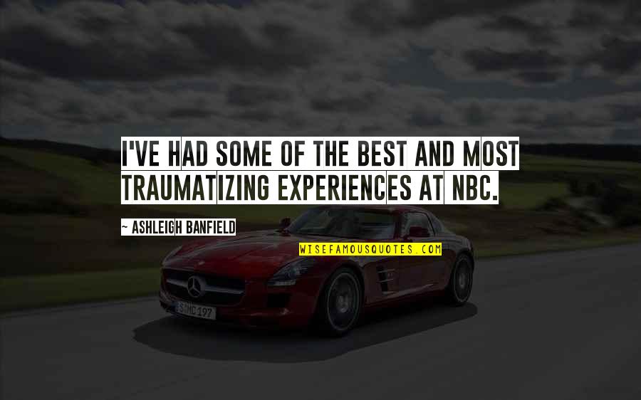 Rumph Chiropractic In Waterford Quotes By Ashleigh Banfield: I've had some of the best and most
