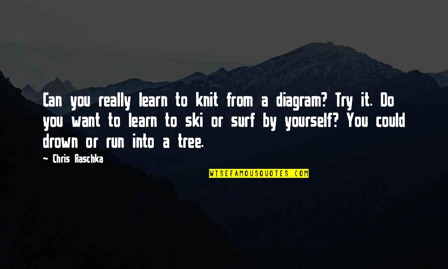 Run From It Quotes By Chris Raschka: Can you really learn to knit from a