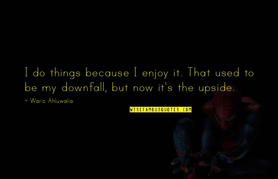 Runions Hunting Quotes By Waris Ahluwalia: I do things because I enjoy it. That Runions Hunting Quotes By Waris Ahluwalia: I do things because I enjoy it. That