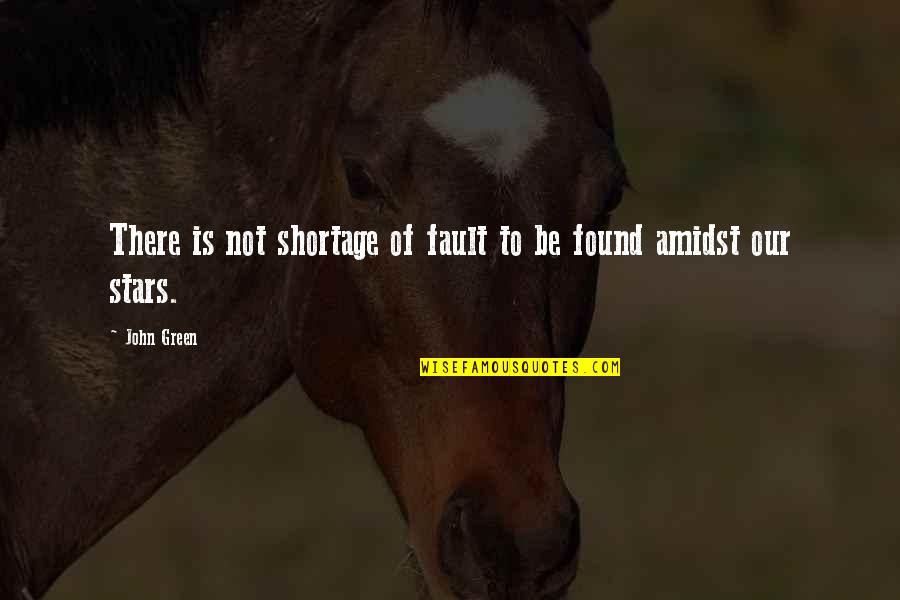 Running A Family Business Quotes By John Green: There is not shortage of fault to be