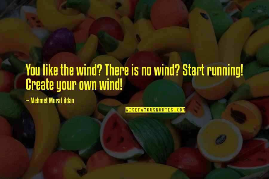 Running Wind Quotes By Mehmet Murat Ildan: You like the wind? There is no wind?