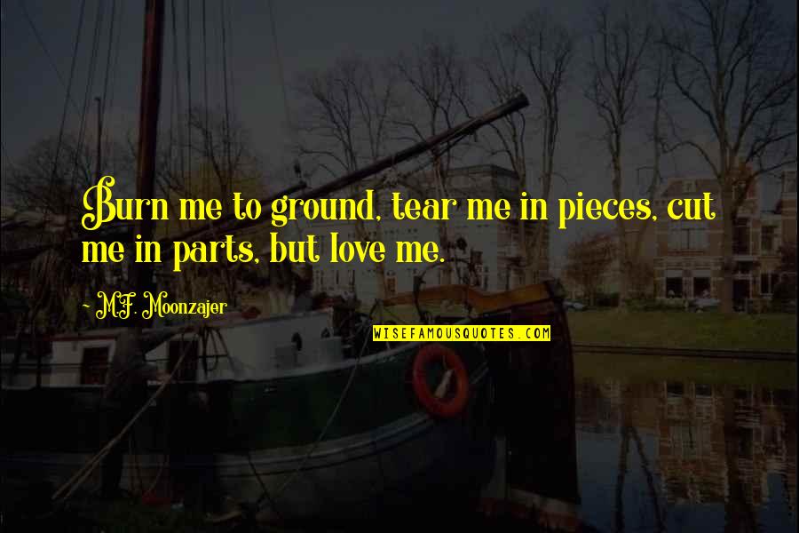 Rush Hour 2 Quotes By M.F. Moonzajer: Burn me to ground, tear me in pieces,