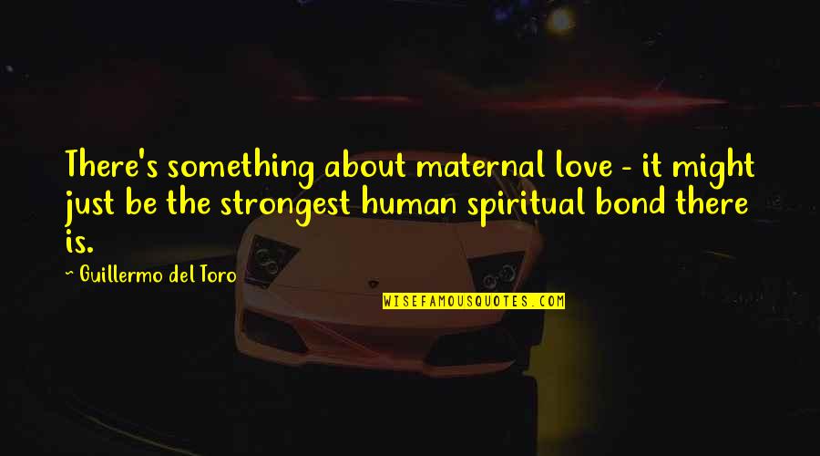 Rushing Life Quotes By Guillermo Del Toro: There's something about maternal love - it might