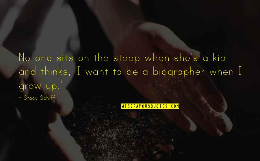 Russakov Metal Box Quotes By Stacy Schiff: No one sits on the stoop when she's Russakov Metal Box Quotes By Stacy Schiff: No one sits on the stoop when she's