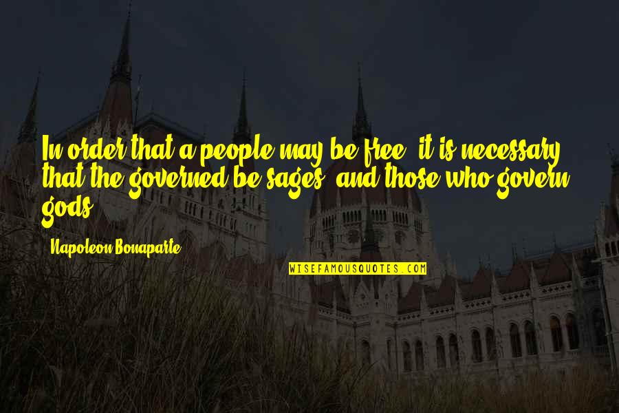 Ruthmann Quotes By Napoleon Bonaparte: In order that a people may be free, Ruthmann Quotes By Napoleon Bonaparte: In order that a people may be free,