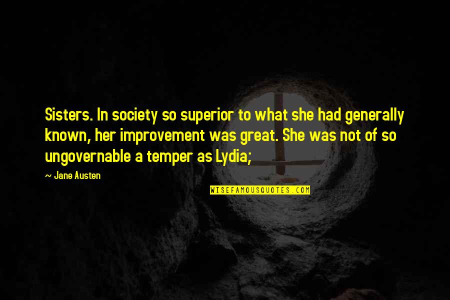 Rylon Bannon Quotes By Jane Austen: Sisters. In society so superior to what she Rylon Bannon Quotes By Jane Austen: Sisters. In society so superior to what she