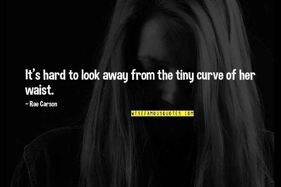 S Curve Quotes By Rae Carson: It's hard to look away from the tiny