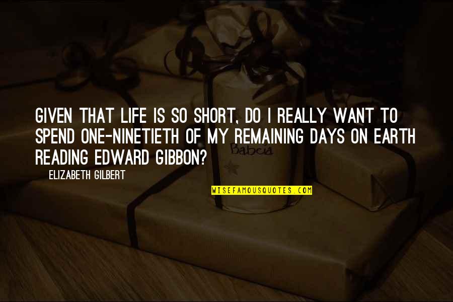 S&p 500 Futures Live Quotes By Elizabeth Gilbert: Given that life is so short, do I S&p 500 Futures Live Quotes By Elizabeth Gilbert: Given that life is so short, do I