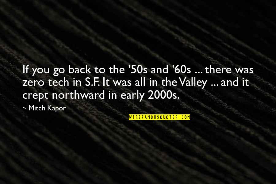 S Tech Quotes By Mitch Kapor: If you go back to the '50s and
