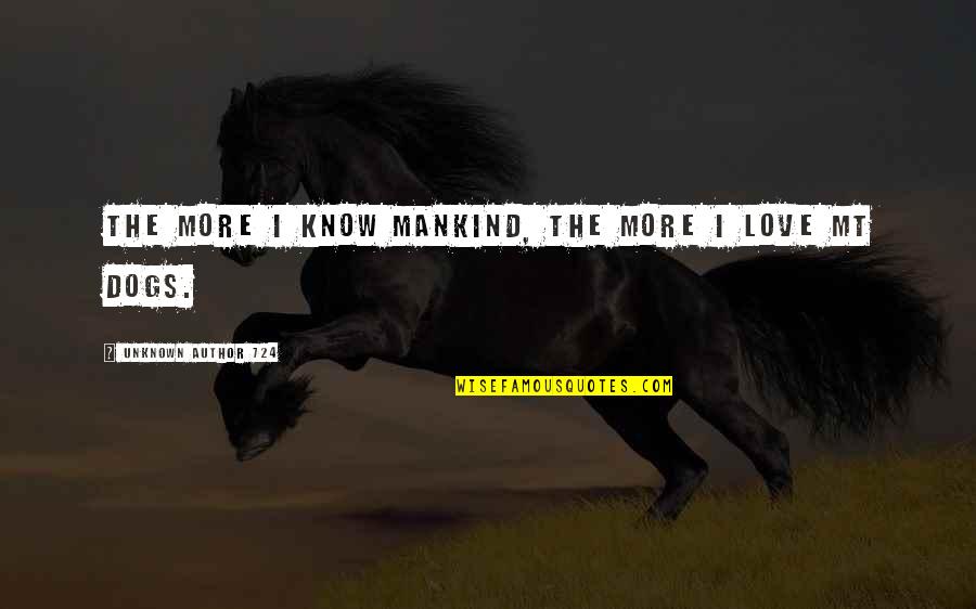 Sa Pagiging Tanga Quotes By Unknown Author 724: The more I know mankind, the more I