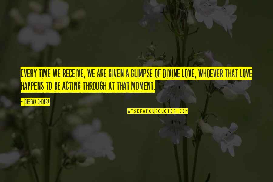 Sabadin Figurines Quotes By Deepak Chopra: Every time we receive, we are given a Sabadin Figurines Quotes By Deepak Chopra: Every time we receive, we are given a